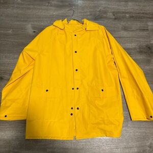 Men's Yellow Rain Jacket